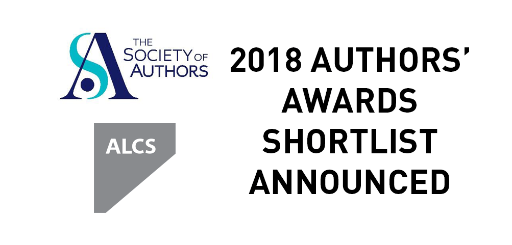 Article cover image: SOCIETY OF AUTHORS 2018 AUTHORS’ AWARDS SHORTLIST ANNOUNCED