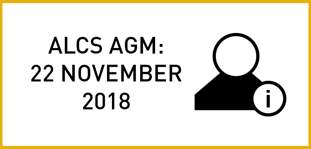 Article cover image: ALCS AGM and Board election 2018