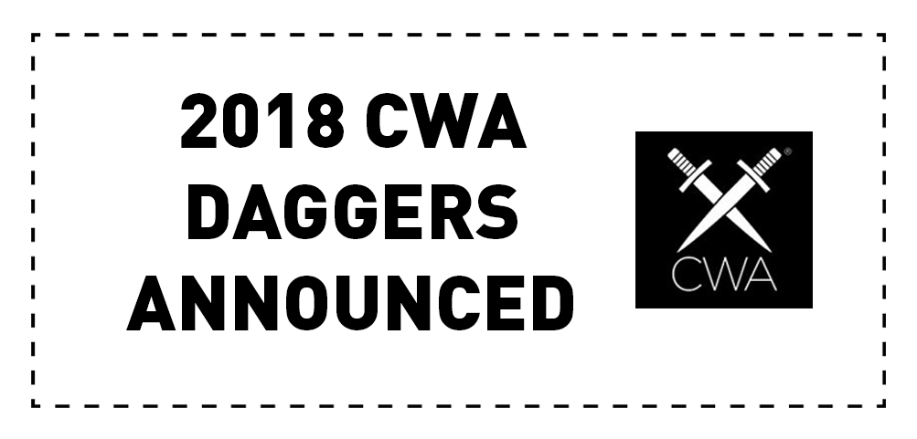 Article cover image: 2018 CWA DAGGER WINNERS ANNOUNCED