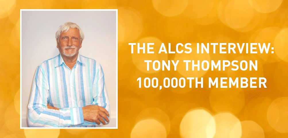 Article cover image: THE ALCS INTERVIEW: TONY THOMPSON, OUR 100,000th MEMBER!