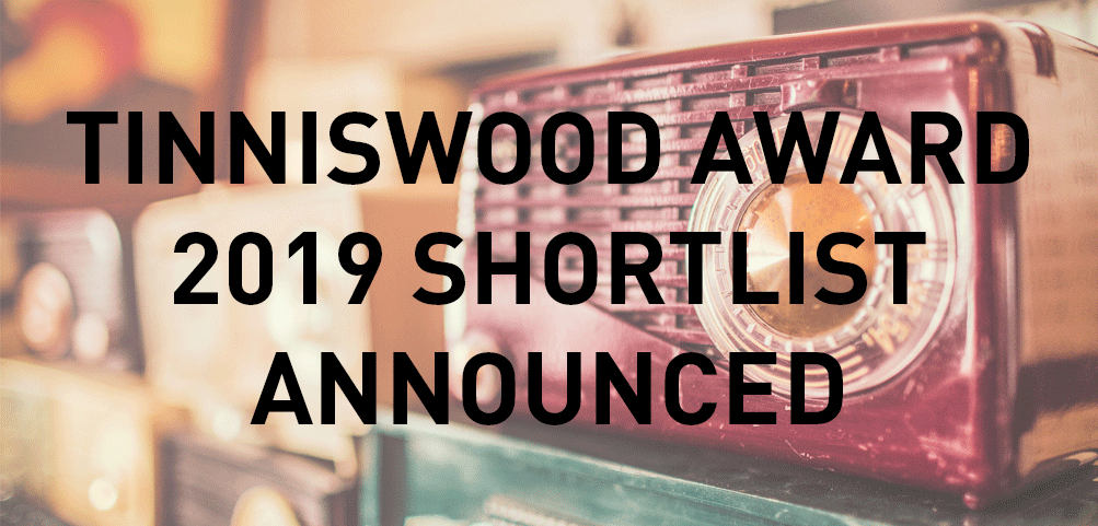 Article cover image: 2019 TINNISWOOD AWARD SHORTLIST ANNOUNCED