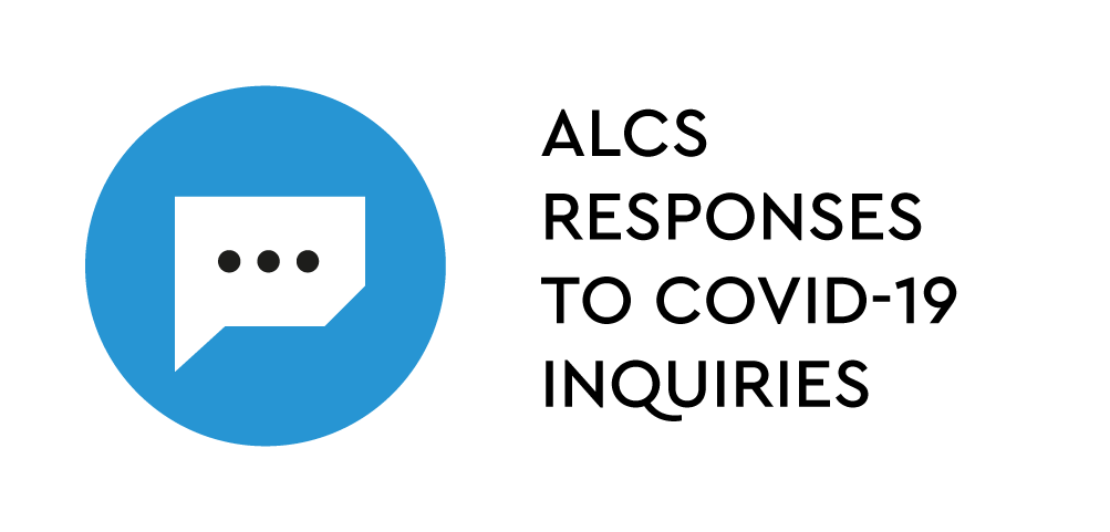 Article cover image: ALCS responds to Government COVID-19 inquiries