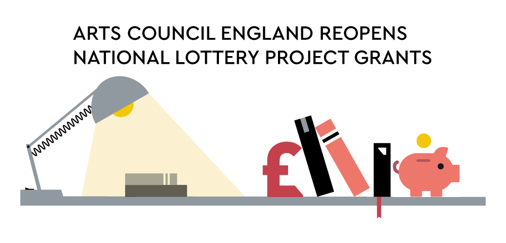Article cover image: Arts Council England reopens National Lottery Project Grants Scheme