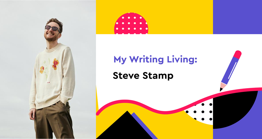 Article cover image: My Writing Living with Steve Stamp