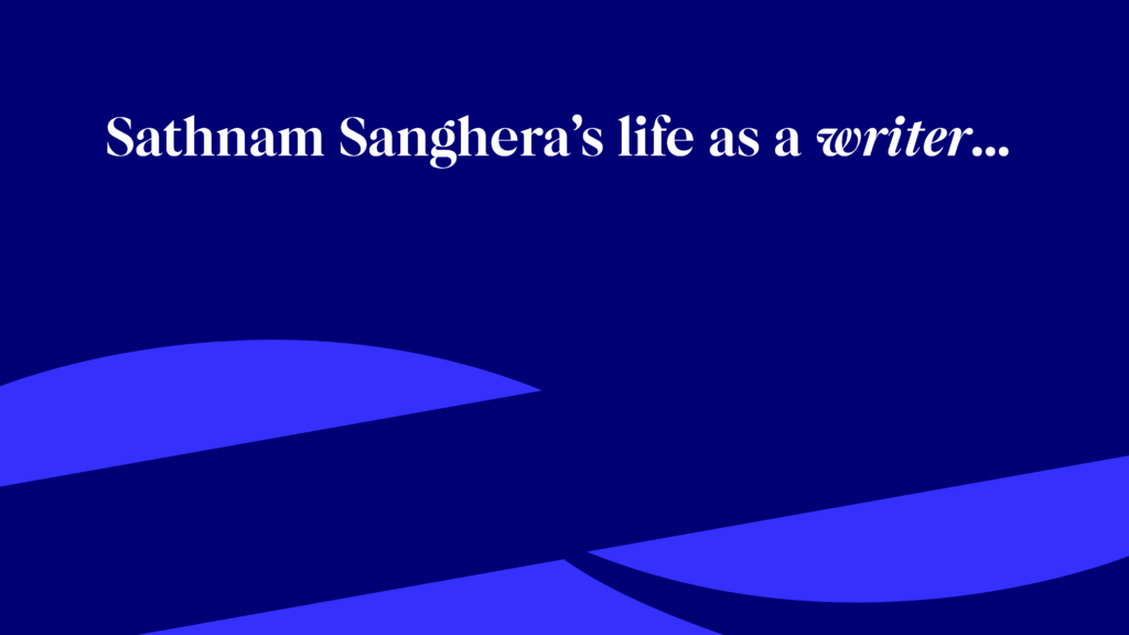 Article cover image: My Writing Living with Sathnam Sanghera
